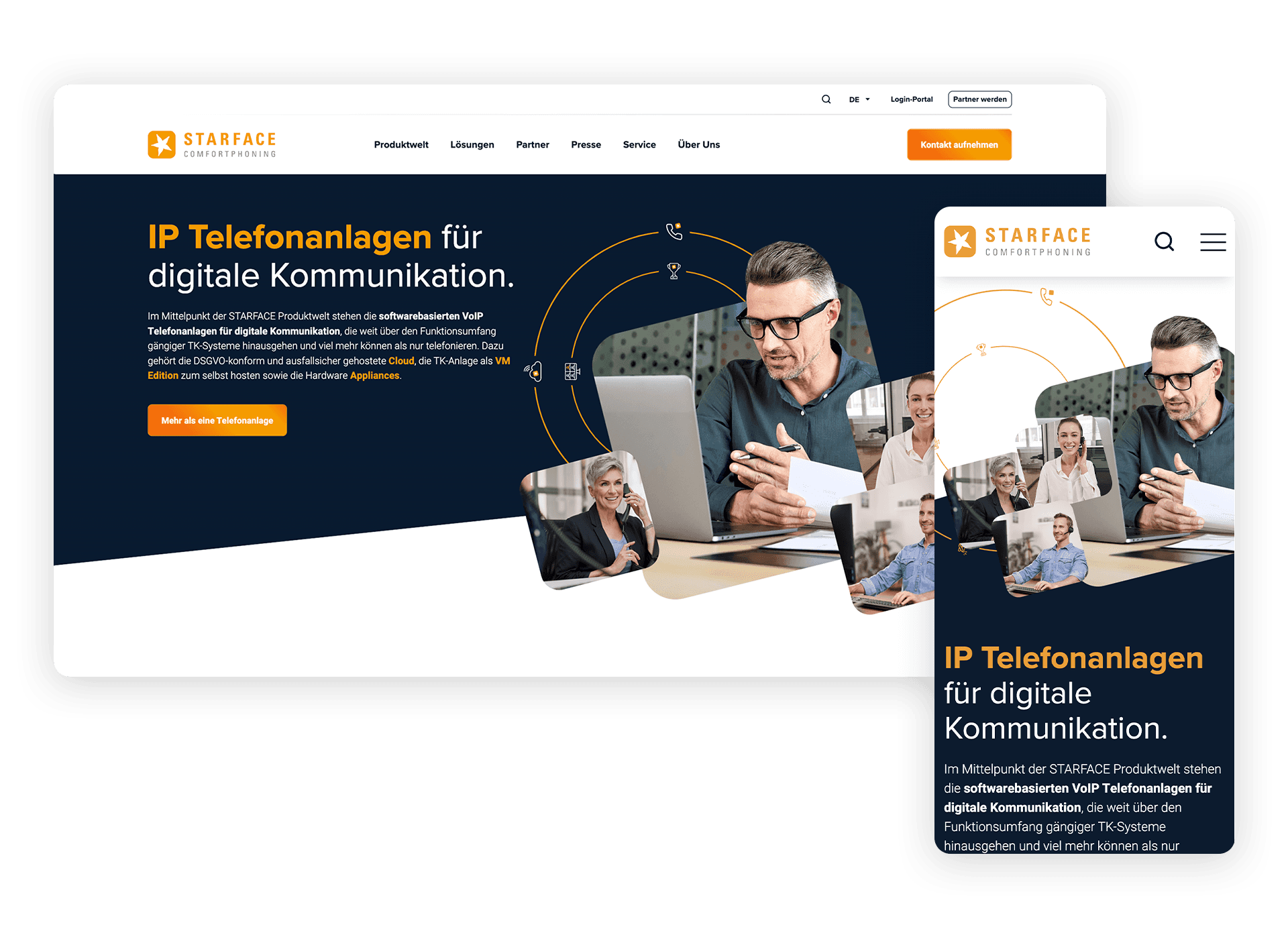 UX/UI-Design der nova GmbH sorgt für maximalen Erfolg: die neue Webseite von STARFACE