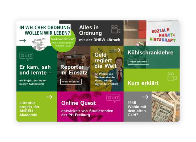 Aktionskreis Freiburger Schulen - Tabletanwendung von der nova GmbH Digitalagentur Karlsruhe