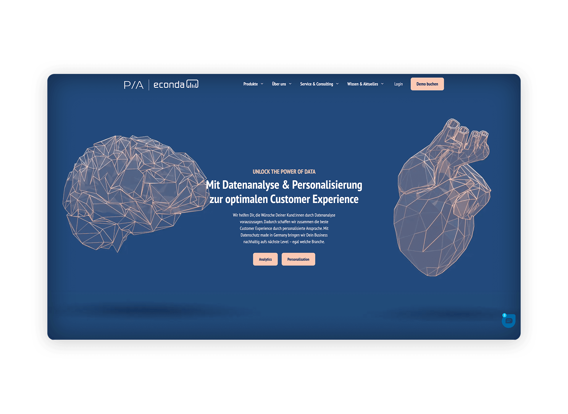 Desktop Ansicht des Website Relaunchs – gestaltet von der nova GmbH Digitalagentur aus Karlsuhe
