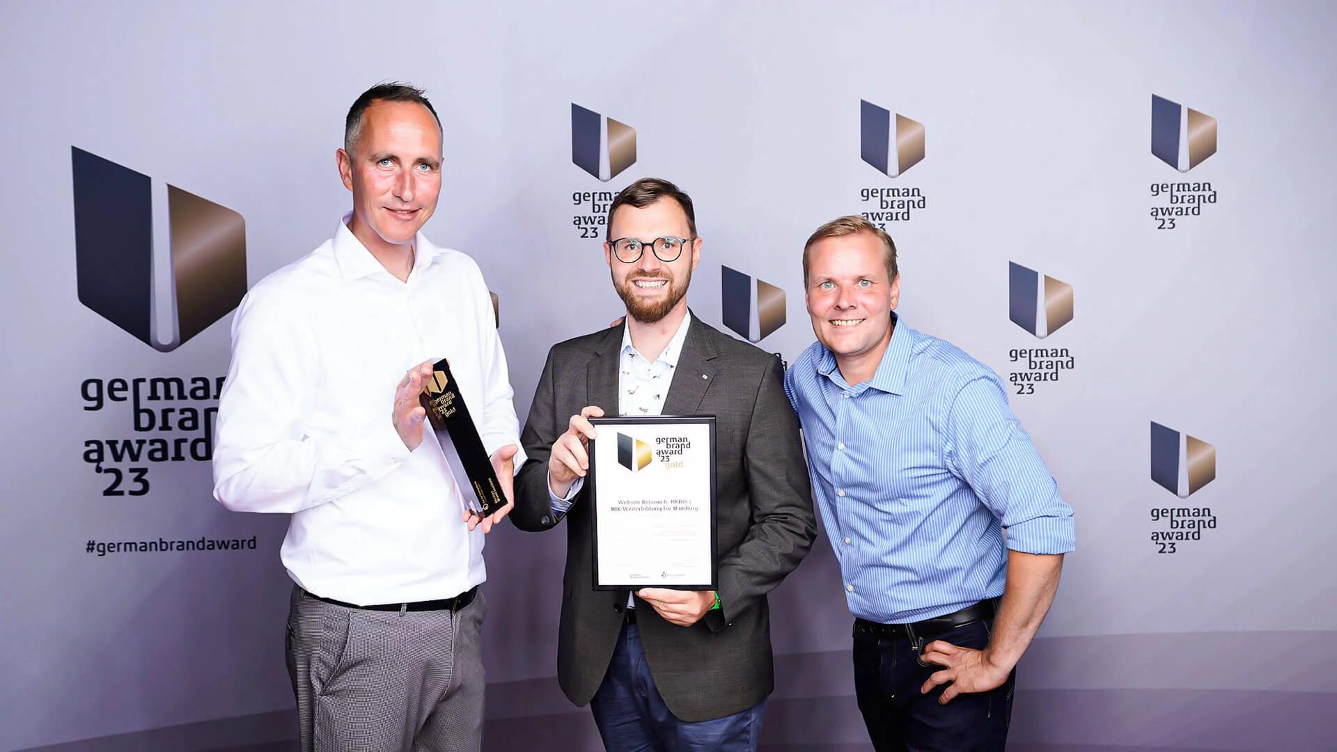 nova GmbH hat für die Markenstrategie beim HKBiS Website-Relaunch den German Brand Award 2023 gewonnen